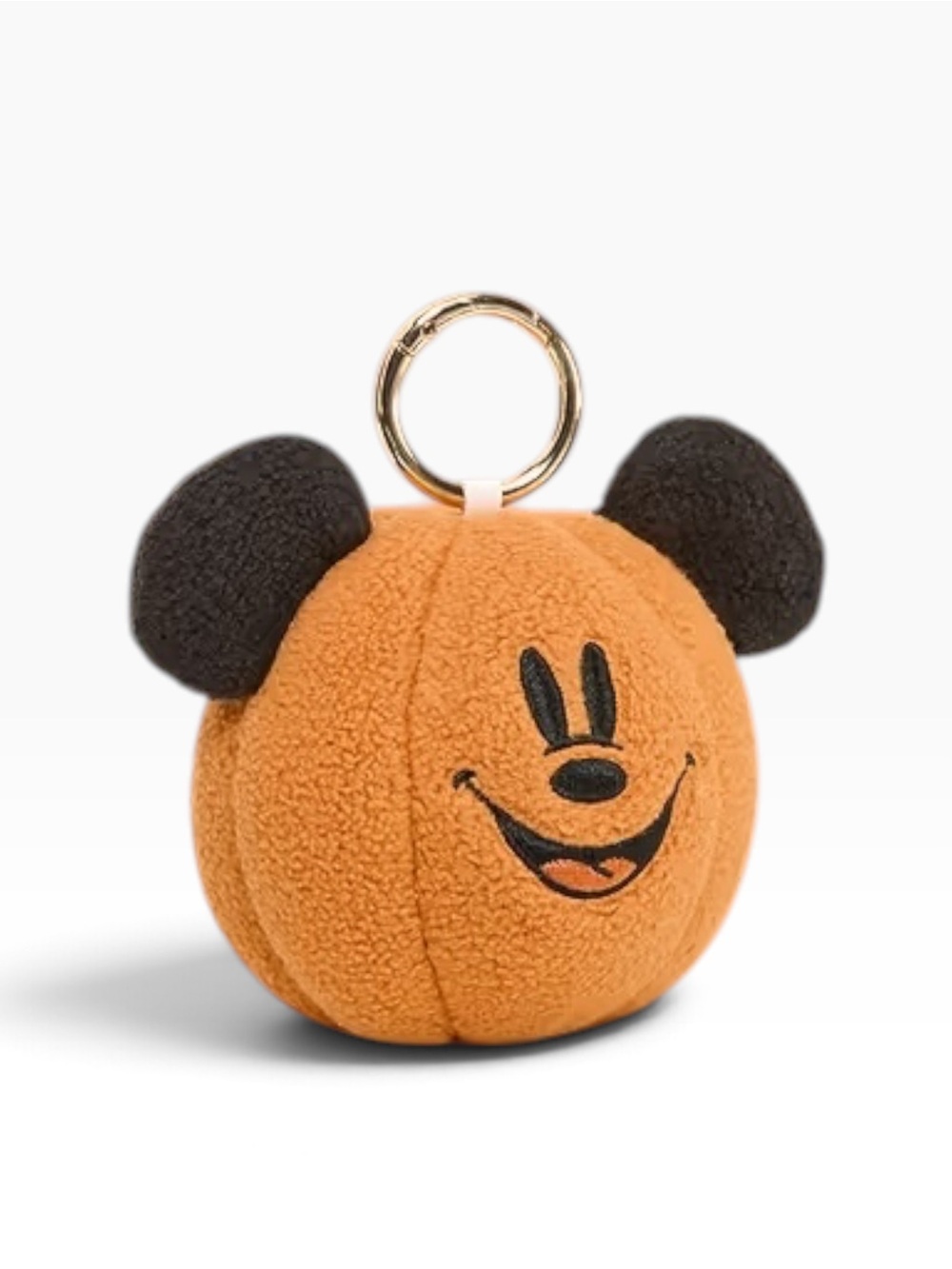 Disney Mickey Mouse Plush Pumpkin Bag Charm Keychain